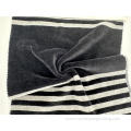 High quality striped velvet material for sale